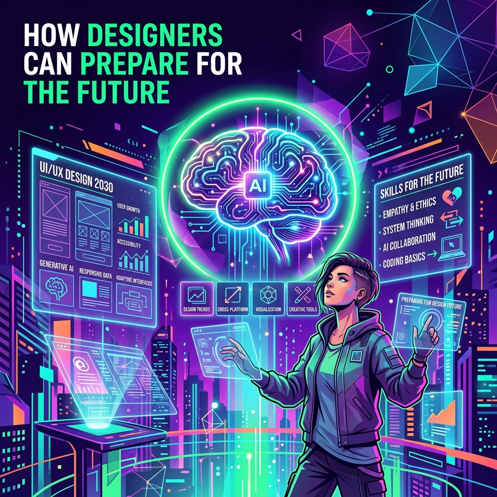 diseño web 2026, tendencias de diseño, futuro del diseño, IA en diseño, accesibilidad, diseño adaptable, sistemas de diseño, carrera de diseñador Cómo los diseñadores pueden prepararse para el futuro: tendencias que cambiarán todo