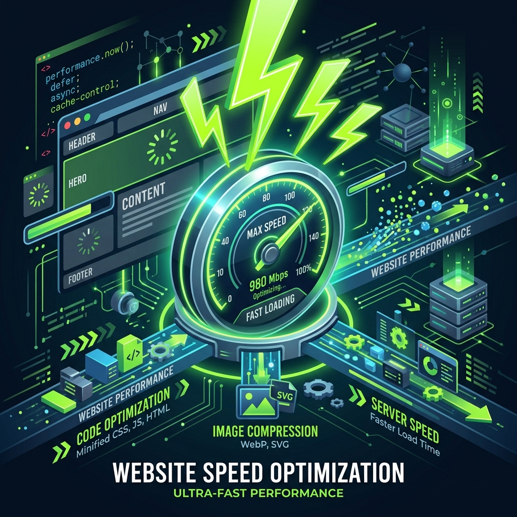 Website-Geschwindigkeit SEO, Core Web Vitals, LCP SEO, CLS Google, PageSpeed SEO, Website-Geschwindigkeitsoptimierung Website-Geschwindigkeit und SEO: Core Web Vitals, LCP, INP, CLS im Jahr 2026